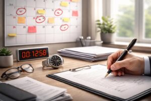 découvrez l'importance du timing dans les déclarations et les délais pour éviter les pénalités et assurer la conformité.