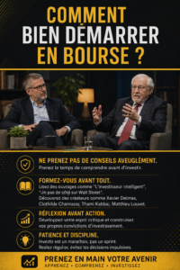 Femme souriante lisant un livre sur l'investissement