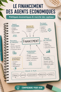 Image représentant des graphiques sur le financement économique.