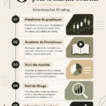 Une femme surveillant les tendances du marché boursier sur son ordinateur, symbolisant le trading en ligne.