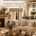 Un intérieur décoré avec des accessoires modernes et chaleureux