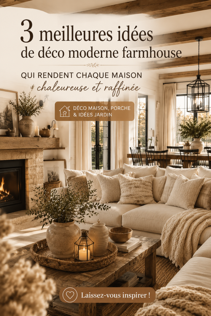 Un intérieur décoré avec des accessoires modernes et chaleureux
