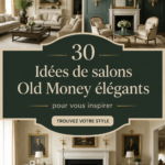 Un salon élégant avec des meubles anciens et une déco raffinée