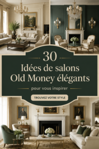 Un salon élégant avec des meubles anciens et une déco raffinée