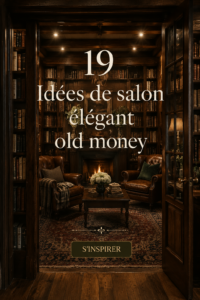 Salon élégant avec une décoration inspirée du style old money, featuring des couleurs neutres et des meubles raffinés.