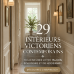 Intérieur victorien moderne alliant élégance et confort