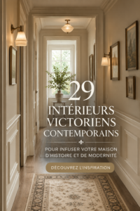 Intérieur victorien moderne alliant élégance et confort