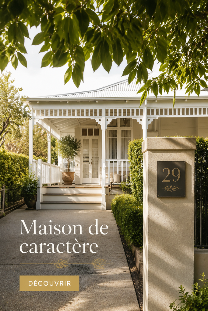 Une maison ancienne au charme historique entourée de verdure.