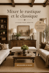 Intérieur élégant alliant style rustique et classique