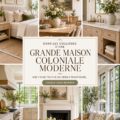 Intérieur moderne avec une décoration coloniale élégante
