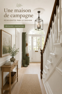 Maison de campagne rénovée avec un mélange de modernité et d'authenticité