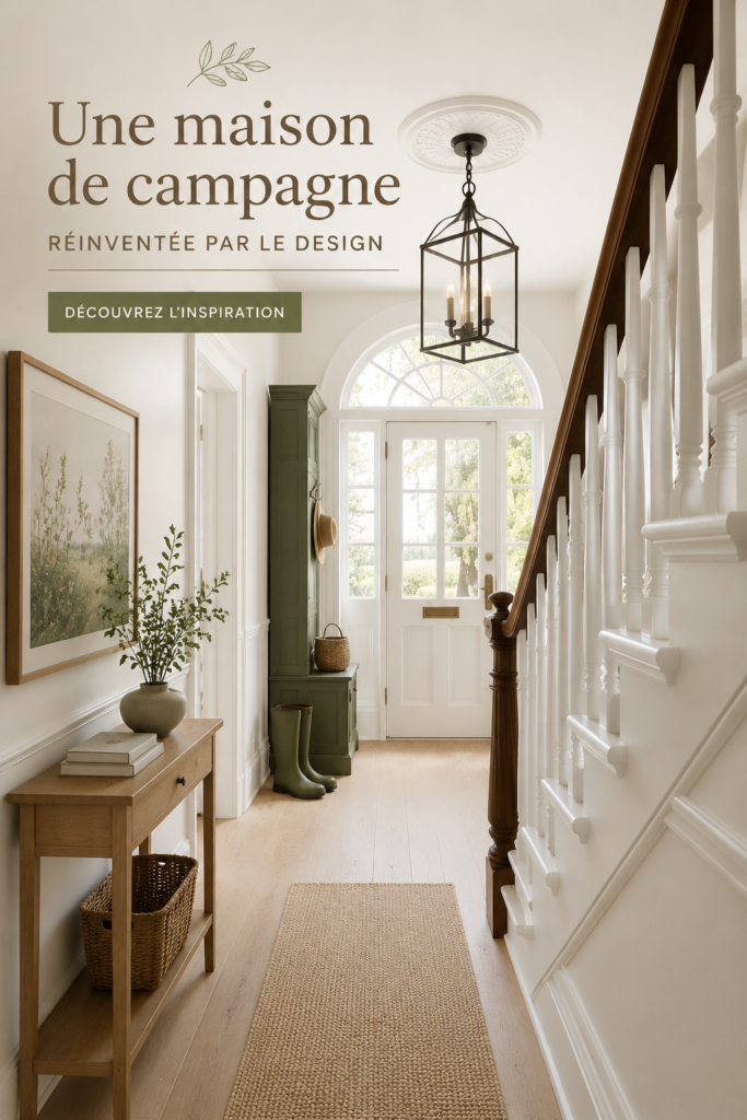 Maison de campagne rénovée avec un mélange de modernité et d'authenticité