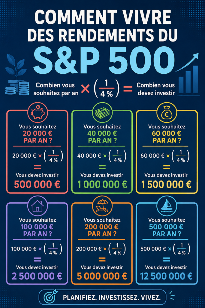 Femme consultant des graphiques de performance du S&P 500