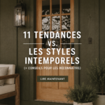Intérieur d'une maison avec un design intemporel et chaleureux