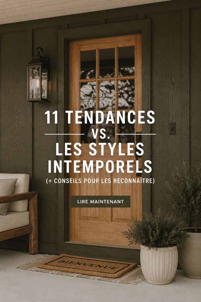 Intérieur d'une maison avec un design intemporel et chaleureux