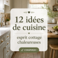 Une cuisine de style cottage chaleureuse avec des éléments rustiques