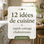 Une cuisine de style cottage chaleureuse avec des éléments rustiques