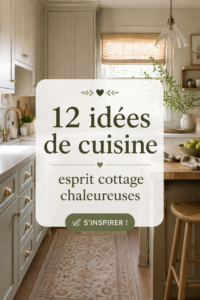 Une cuisine de style cottage chaleureuse avec des éléments rustiques