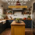 Cuisine moderne avec un design réfléchi et élégant.