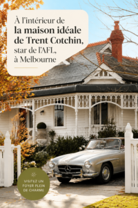 Vue de l'intérieur de la maison familiale de Trent Cotchin.