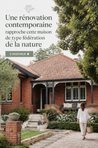 Une maison moderne baignée de lumière avec une décoration naturelle
