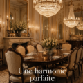 Intérieur lumineux et stylé avec des éléments de décoration harmonieux