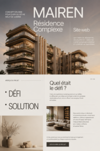 Vue du complexe résidentiel MAIREN en Suisse, alliant modernité et confort.
