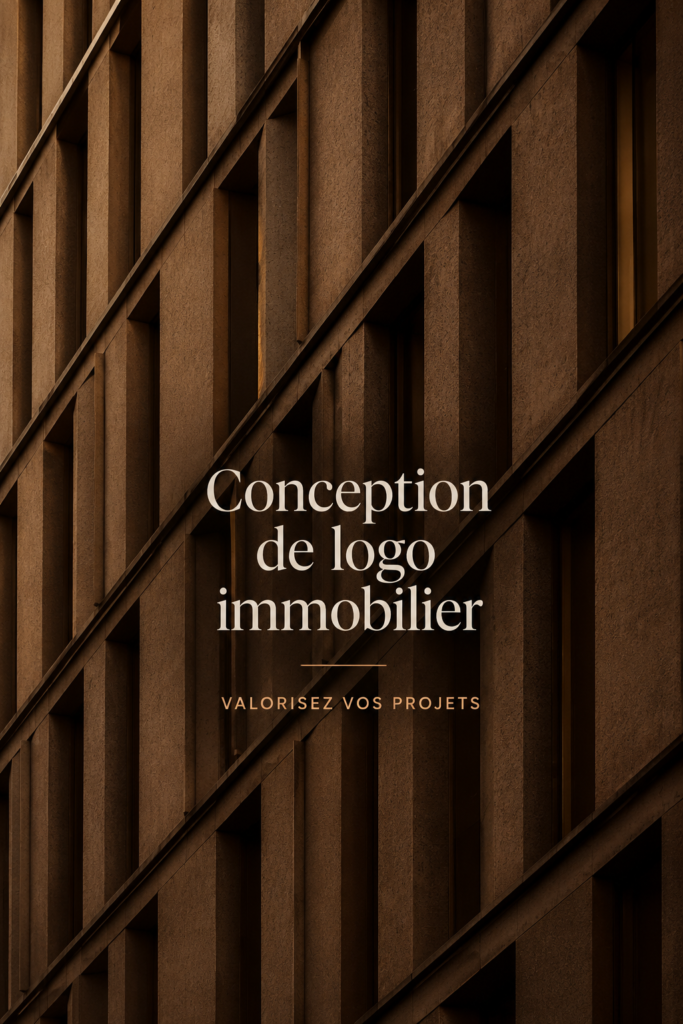 Exemple de logo immobilier moderne et attrayant