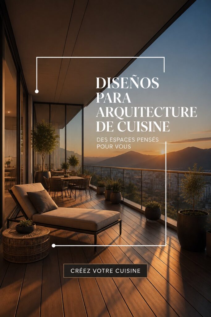 Cuisine conviviale avec des éléments en bois et des couleurs chaleureuses