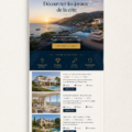 Exemple d'un design d'email immobilier élégant et professionnel