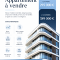 Flyer immobilier coloré et attractif conçu pour Instagram