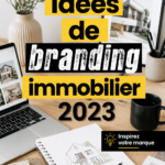 Une femme experte en immobilier présentant des idées de branding moderne