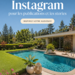 Post Instagram montrant une belle maison à vendre