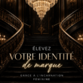 Image représentant une femme inspirante au travail sur son identité de marque