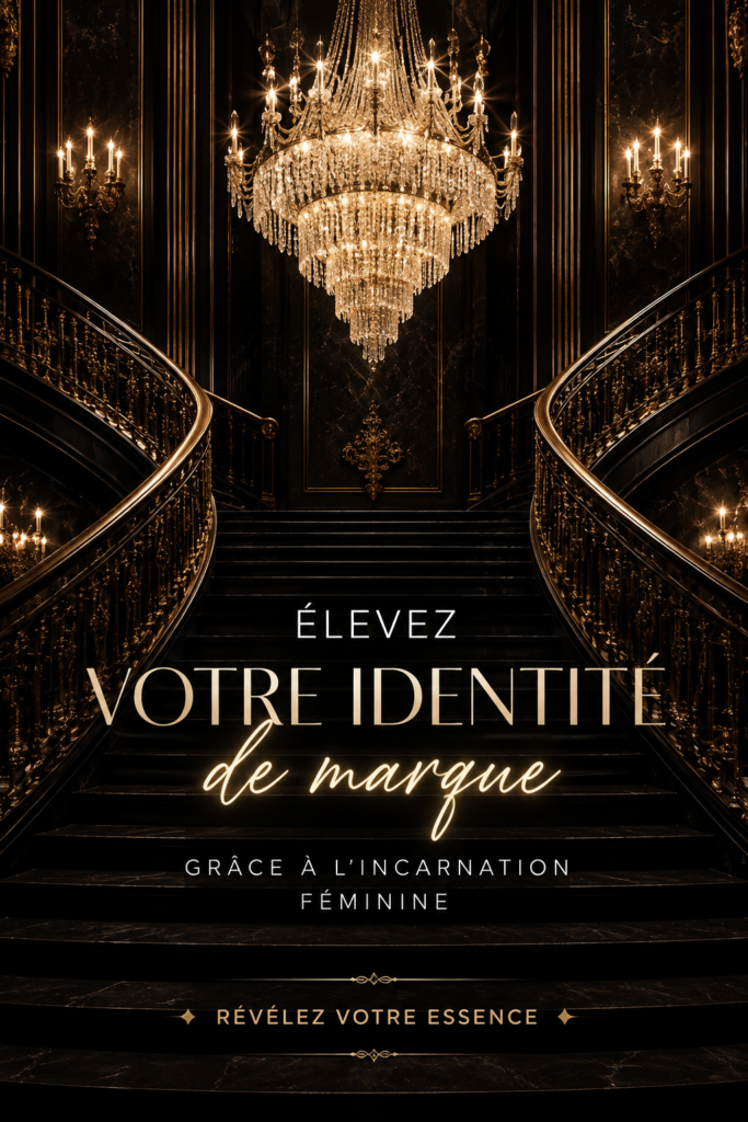 Image représentant une femme inspirante au travail sur son identité de marque
