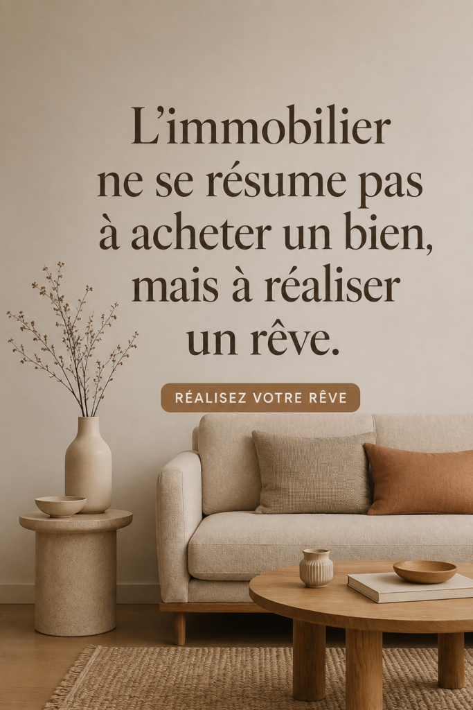Un couple souriant devant leur nouvelle maison, symbolisant la réalisation de rêve immobilier.