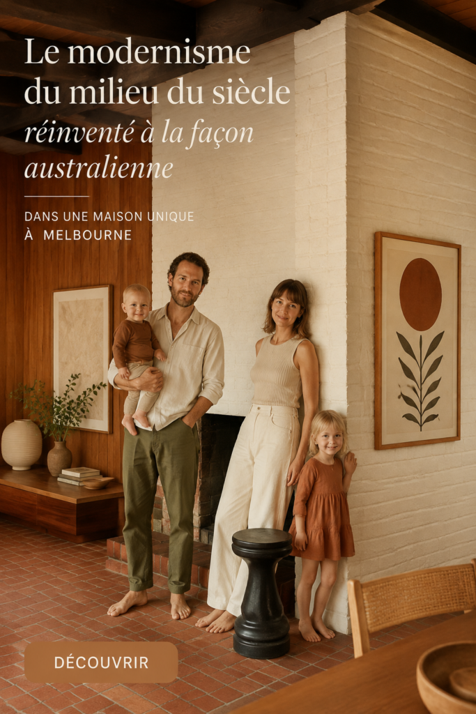 Une maison de Melbourne combinant le design mid-century et le bush modernisme