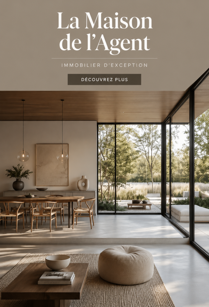 Un modèle de présentation immobilier avec des éléments visuels attractifs