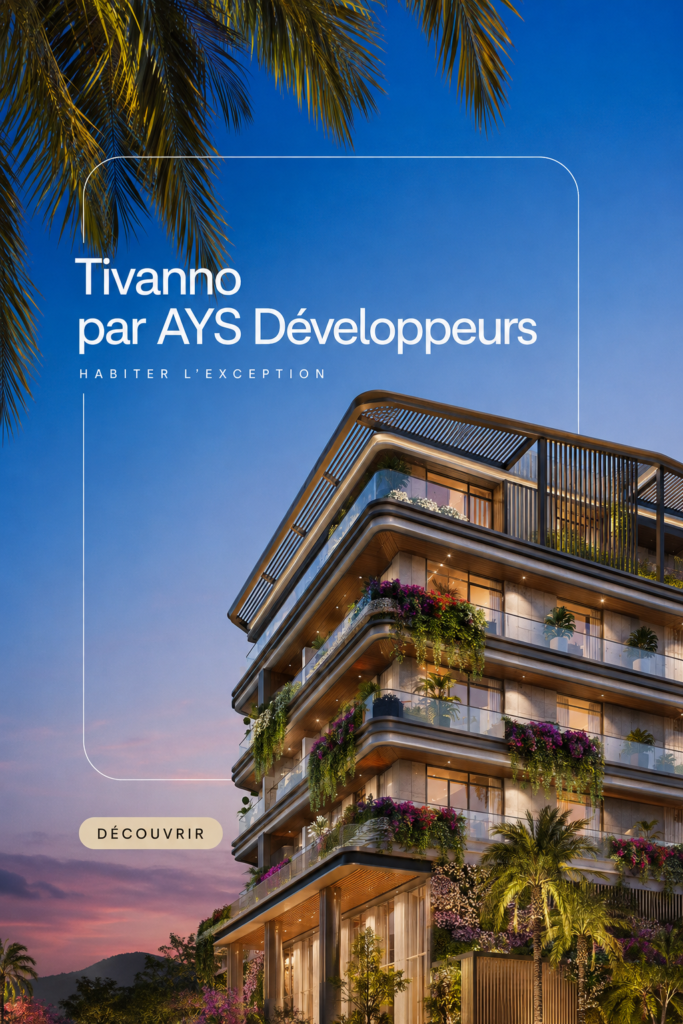 Vue d'ensemble du projet immobilier Tivanno