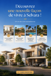 Vue extérieure de Selvara, un projet immobilier moderne et accueillant.