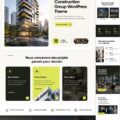 Un aperçu du thème WordPress Spaciaz adapté à l'immobilier, mettant en avant des propriétés élégantes.