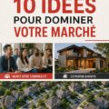 Femme pensant à des stratégies pour son activité immobilière