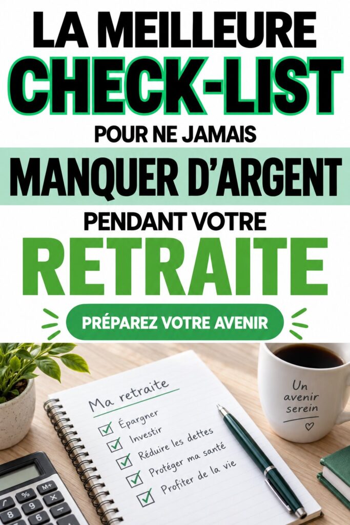 Une femme examinant une checklist de retraite dans un cadre chaleureux et accueillant.