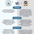 Illustration montrant une femme réfléchissant à la gestion de son patrimoine entre Deed et Trust.
