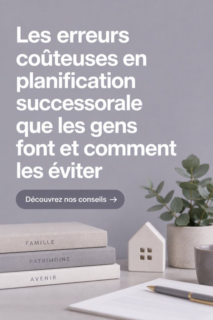 Un document de planification successorale sur une table en bois avec des lunettes et un stylo, symbolisant la gestion de patrimoine.