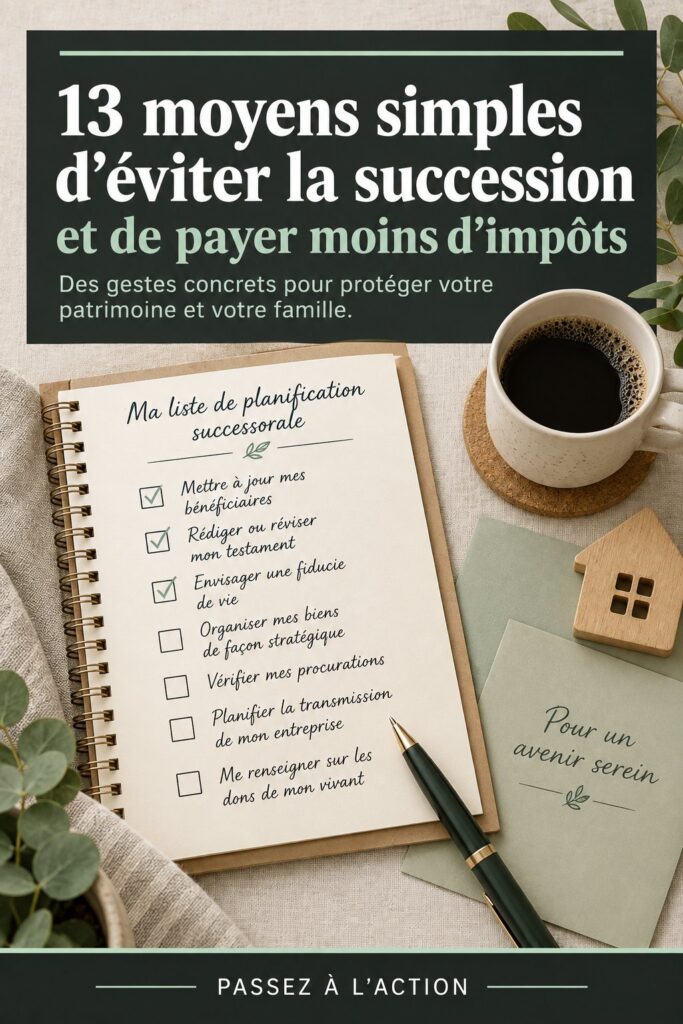 Une femme réfléchissant à la planification de son patrimoine.