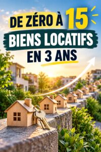 Femme souriante examinant des plans immobiliers avec un café