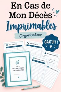 Imprimés gratuits pour organiser votre héritage en toute sérénité.