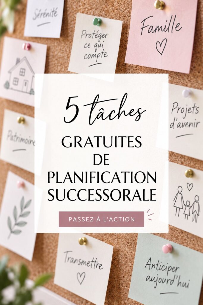 photo d'une femme consultant un document de planification successorale avec un regard serein