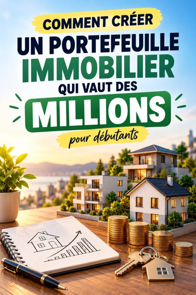 Portfolio immobilier en pleine croissance, avec plusieurs maisons et appartements